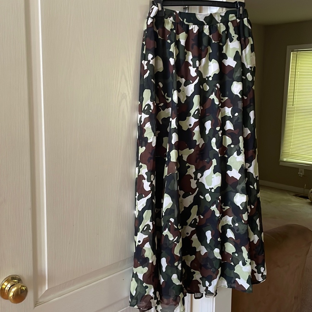 Camouflage skirt